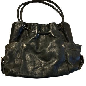 Vintage full back leather COACH purse or bag, heavy about 14x12x5